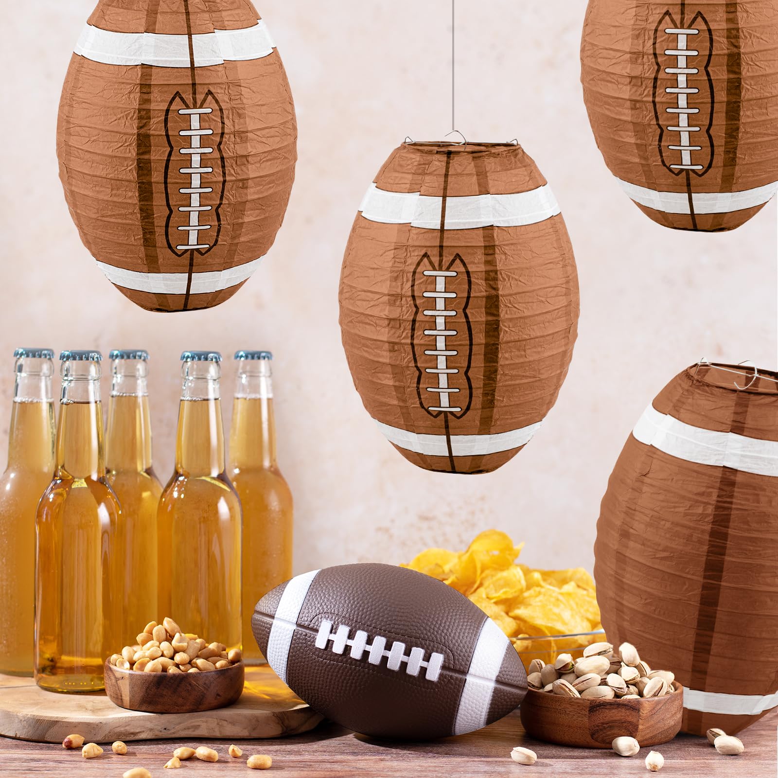 Mototo football lantern pack-10 provides versatile decorations for multiple areas.