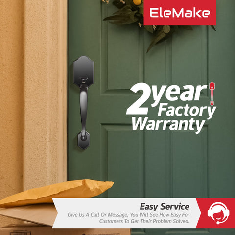 Motovecor handleset suitable for interior and exterior entry on standard doors.
