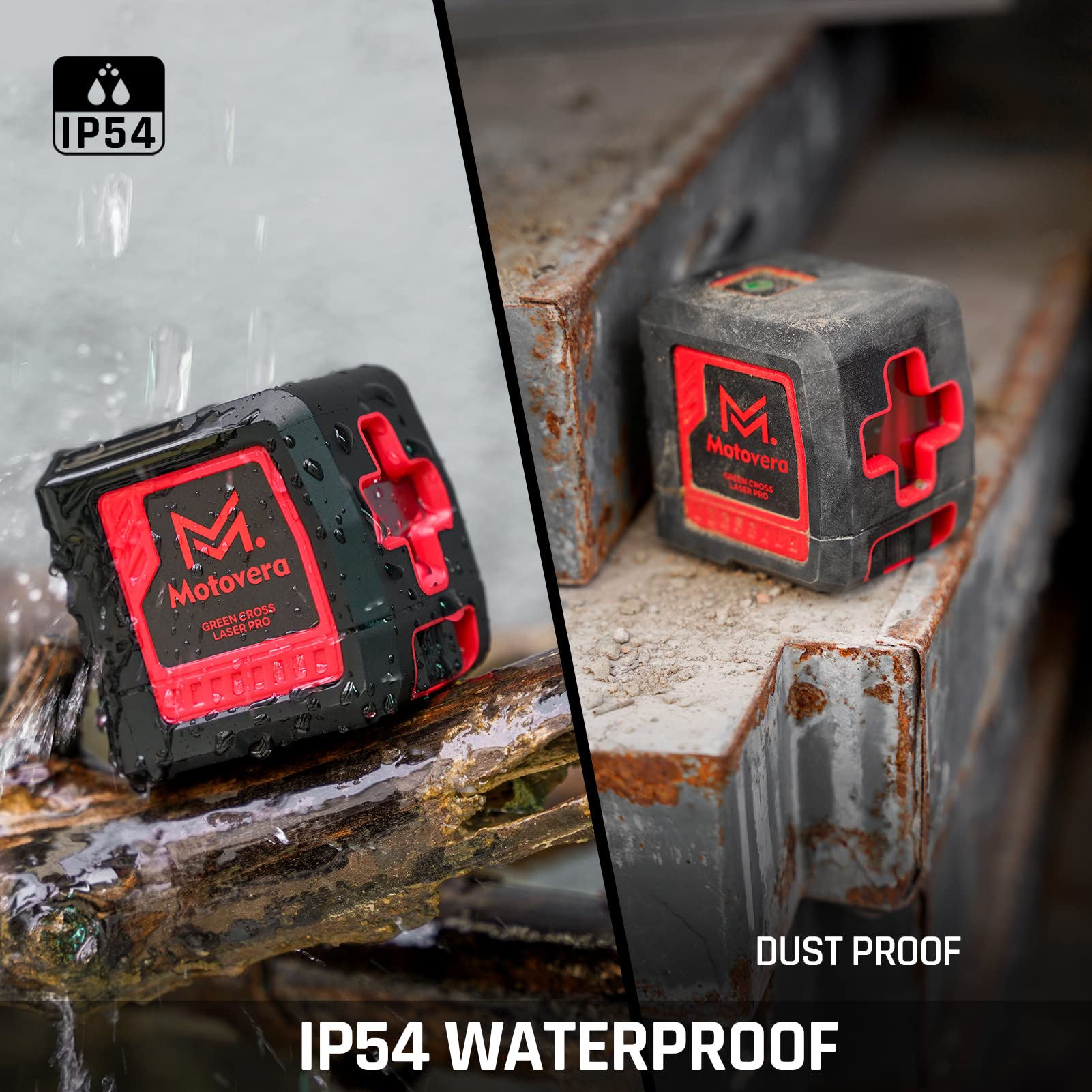 Motovera 360-degree bracket enables stable, quick mounting on any surface.