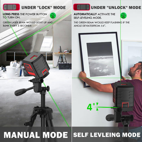 Motovera four brightness modes enhance visibility in any room.