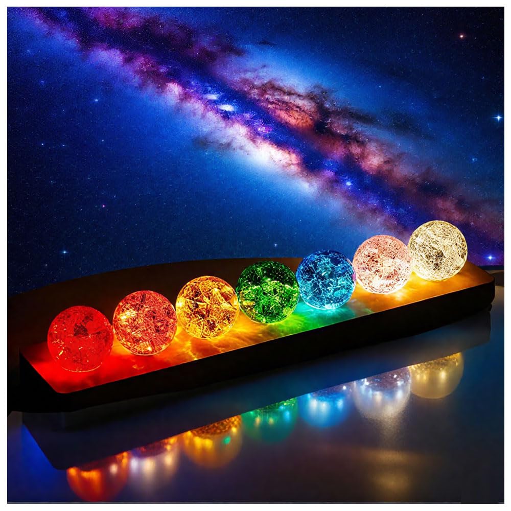MouMouPurr red ice cracked ball glows softly for ambient meditation and cozy living room lighting.