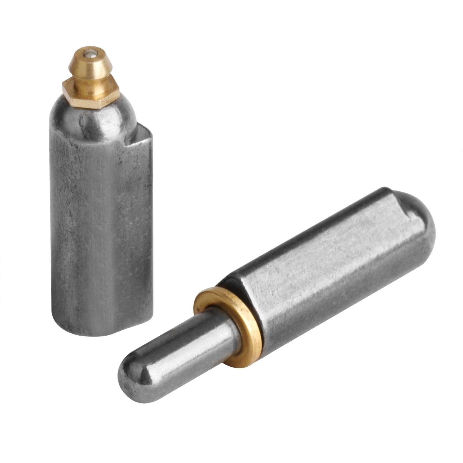 Mountain Ark barrel hinge in steel suitable for gates and BBQ enclosures