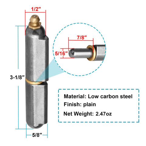 Mountain Ark grease zerk hinge enables smooth lubrication and long-lasting performance
