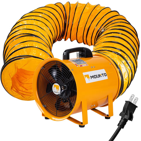 Mounto 12-inch heavy-duty axial fan ready for tough spaces and robust airflow
