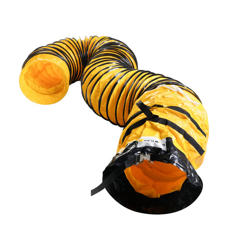 MOUNTO ducting with free storage bag for quick transport and tidy storage.