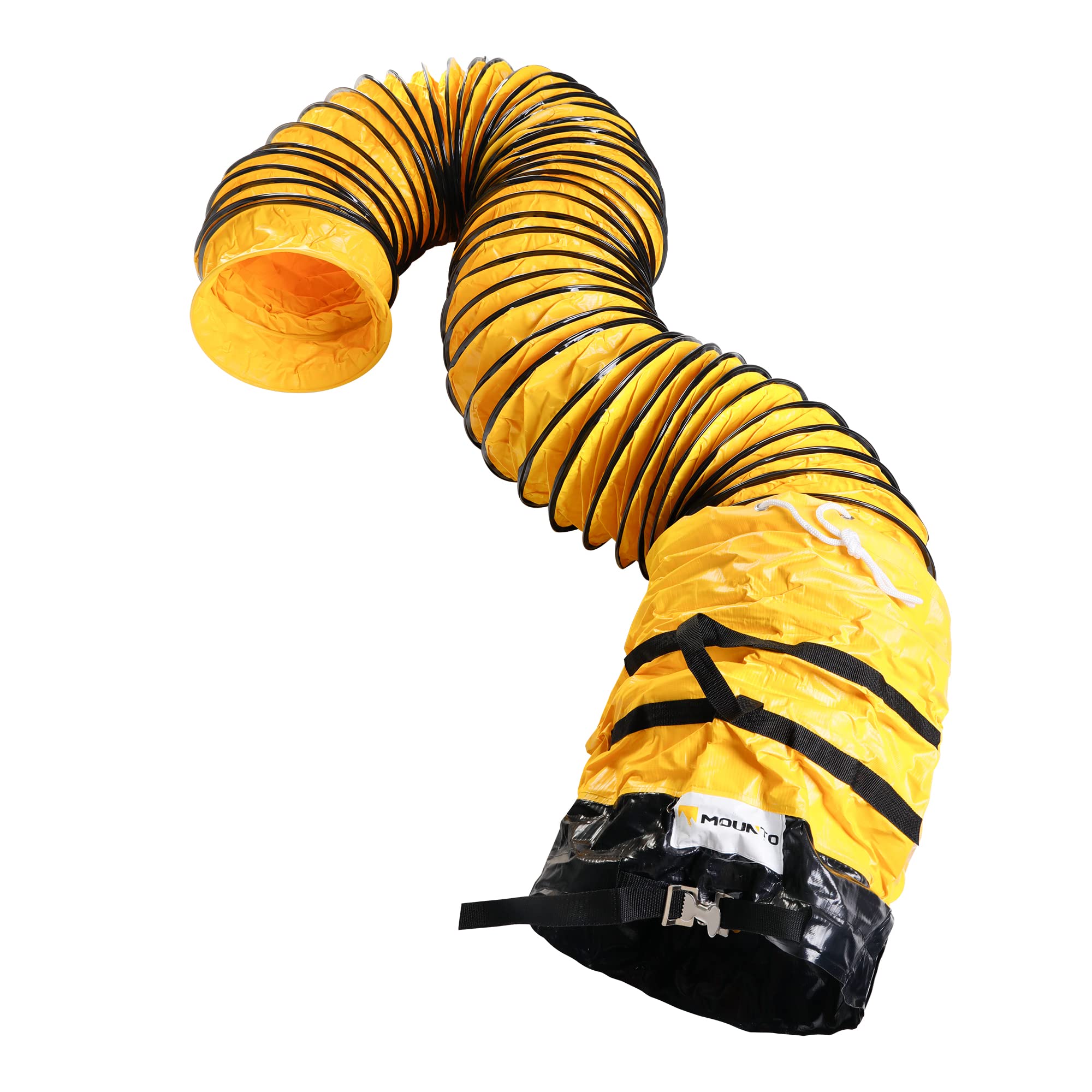 MOUNTO exhaust setup showing compatible ducting configuration