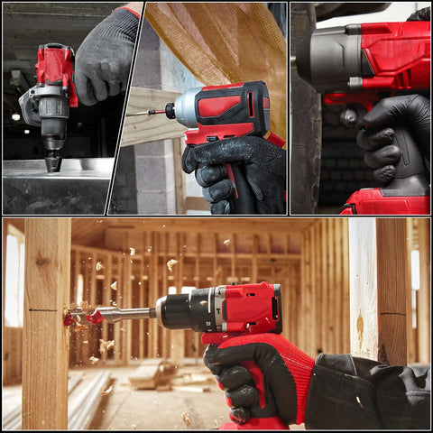 Mounzuikue Milwaukee M12 battery safe design promotes reliable daily work.