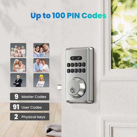 MOUSETRO keypad closeup showing quick code entry for convenient access.