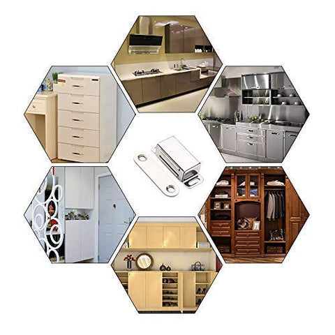 Mousike cabinet magnets 20-pack set for multiple installations.