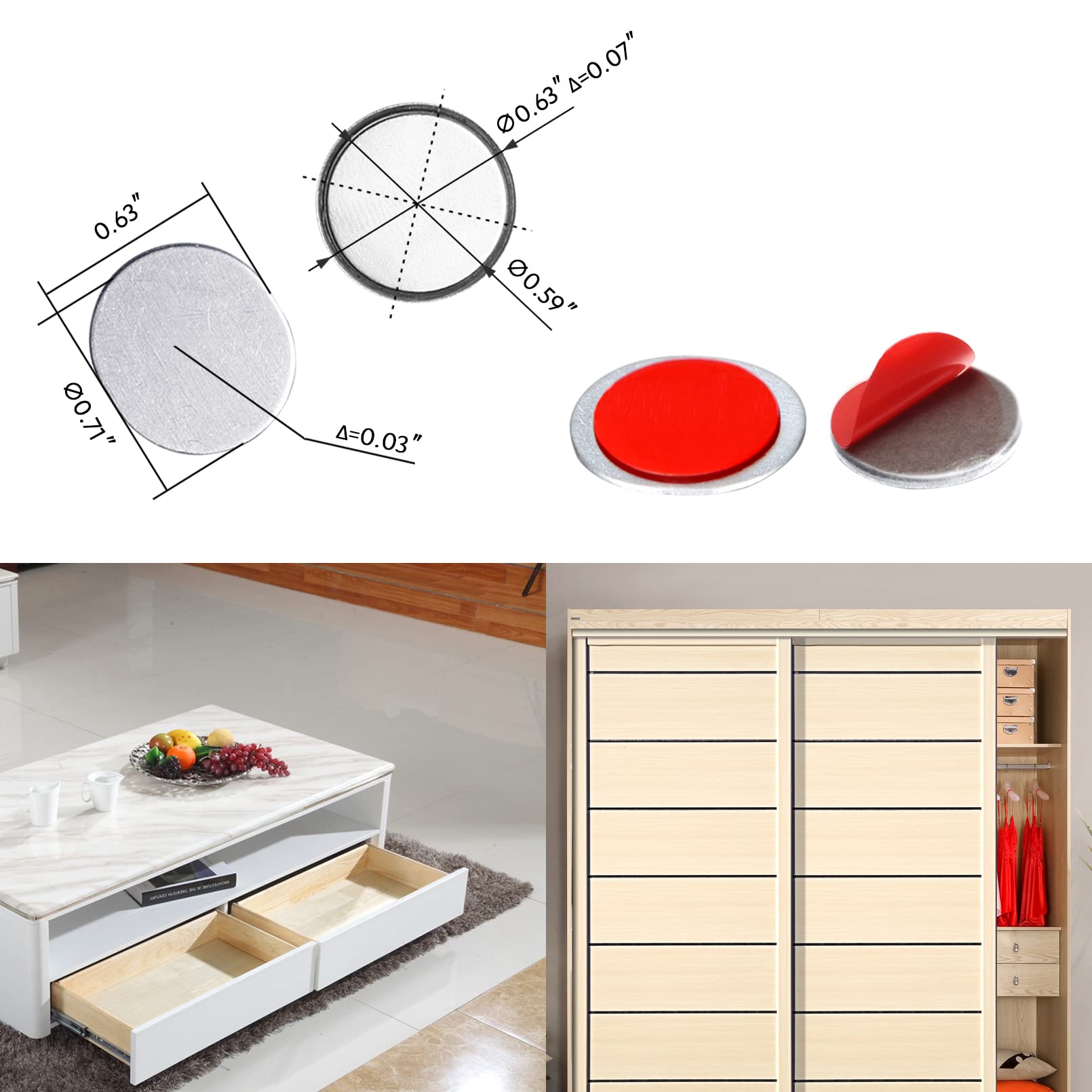 Mousike slim magnet design blends with furniture for unobtrusive look