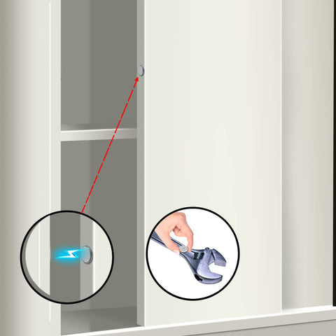 Mousike nail-free adhesive installation demonstrating easy, tool-free setup