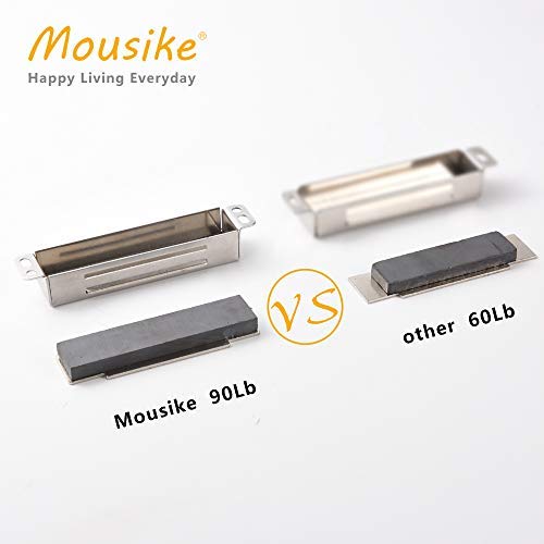 Mousike nickel-plated plate provides strong, corrosion-resistant latch
