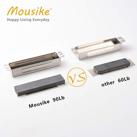 Mousike nickel-plated plate provides strong, corrosion-resistant latch