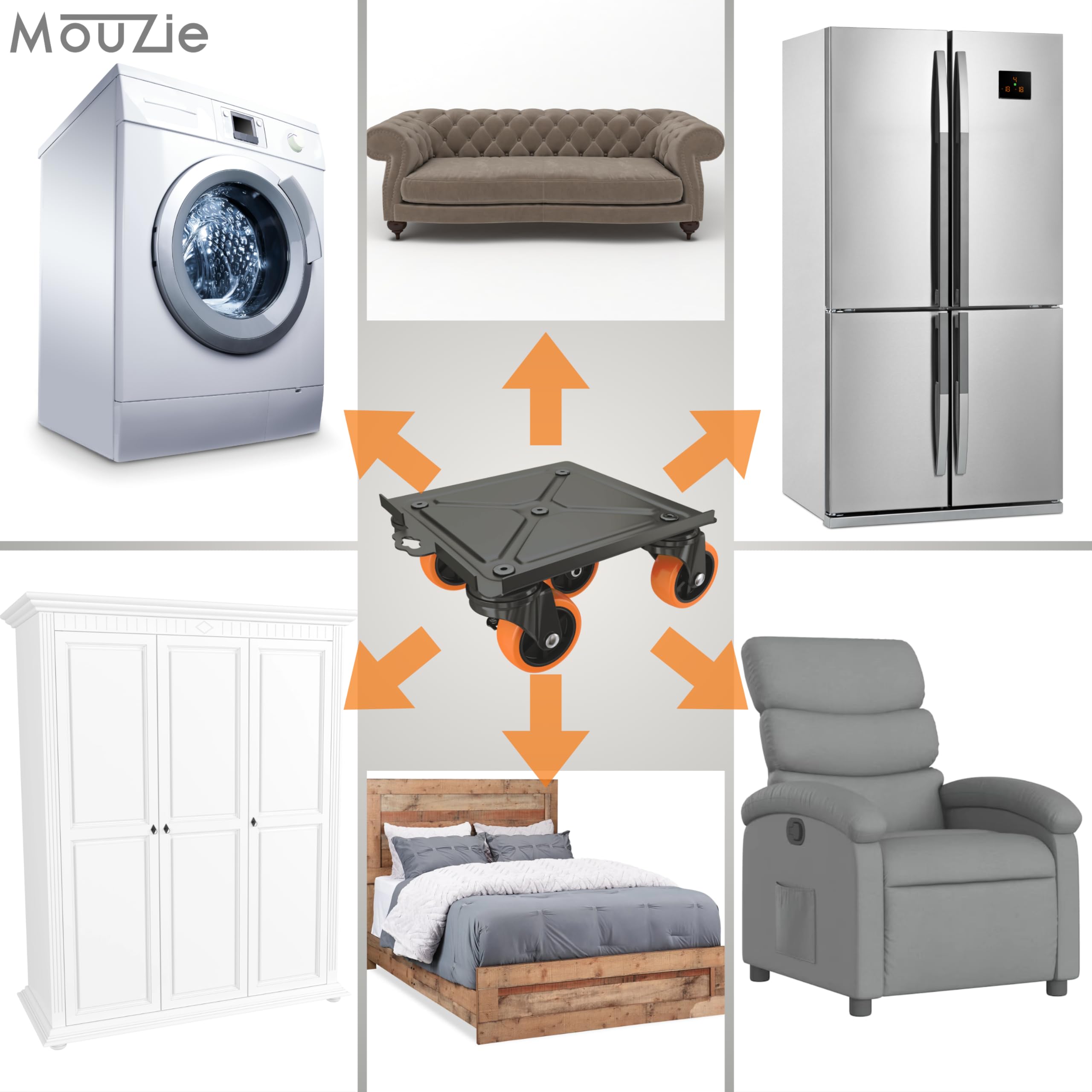 MouZie anti-slip pads secure loads during sliding