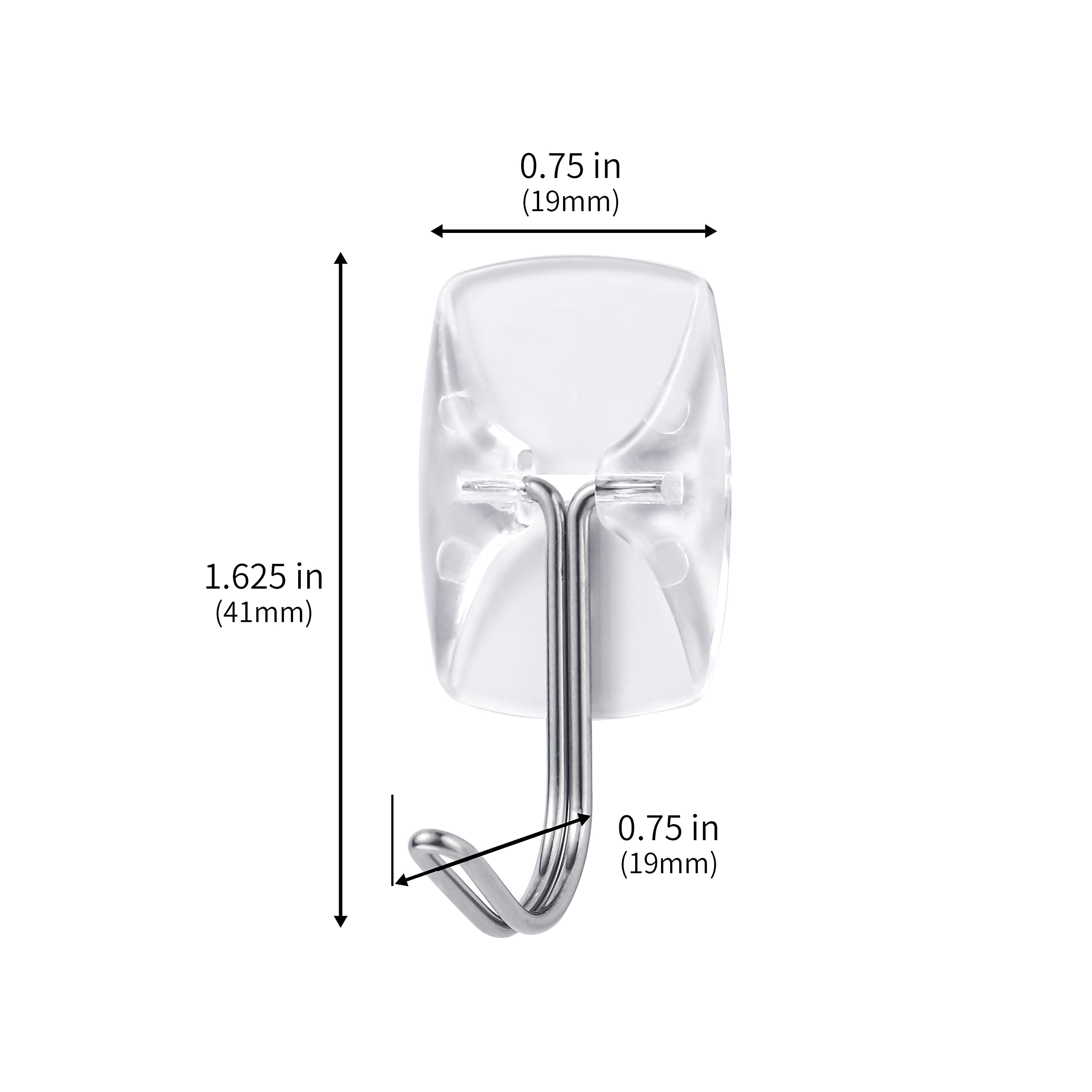 MOVELYST 40 removable strips on smooth surface enable clean, tool-free hanging