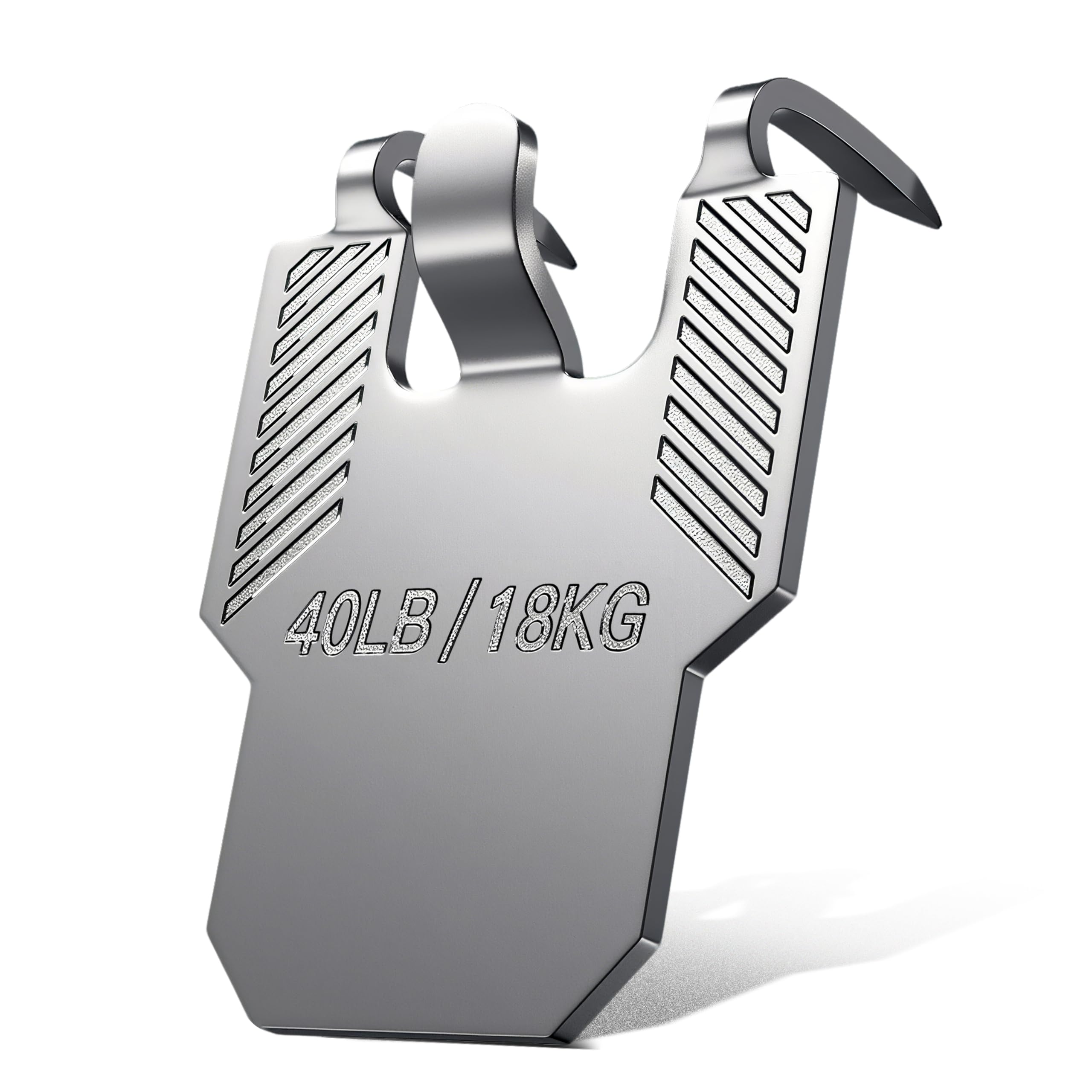 MOVELYST claw hanger on drywall demonstrating 40lb capacity for secure wall decor.