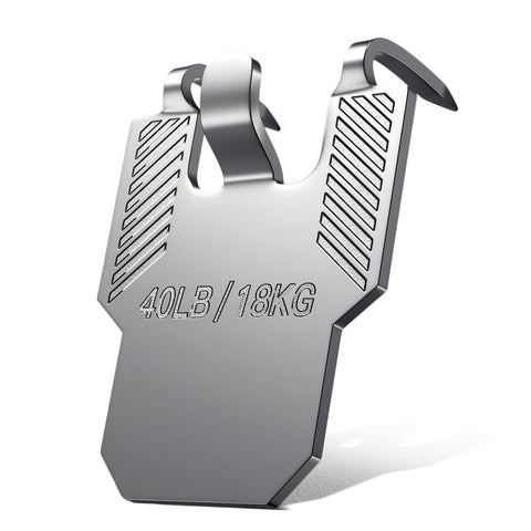 MOVELYST claw hanger on drywall demonstrating 40lb capacity for secure wall decor.