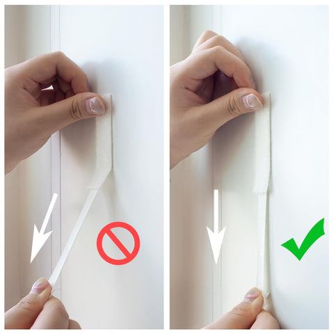 MOVELYST clean removal on wall with no residue