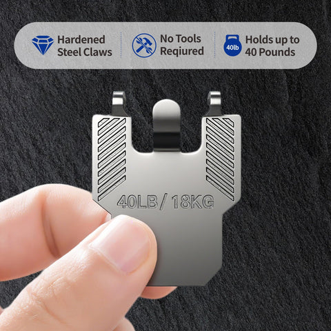 MOVELYST drywall hangers 30-pack enable versatile, tool-free mounting of pictures and mirrors.