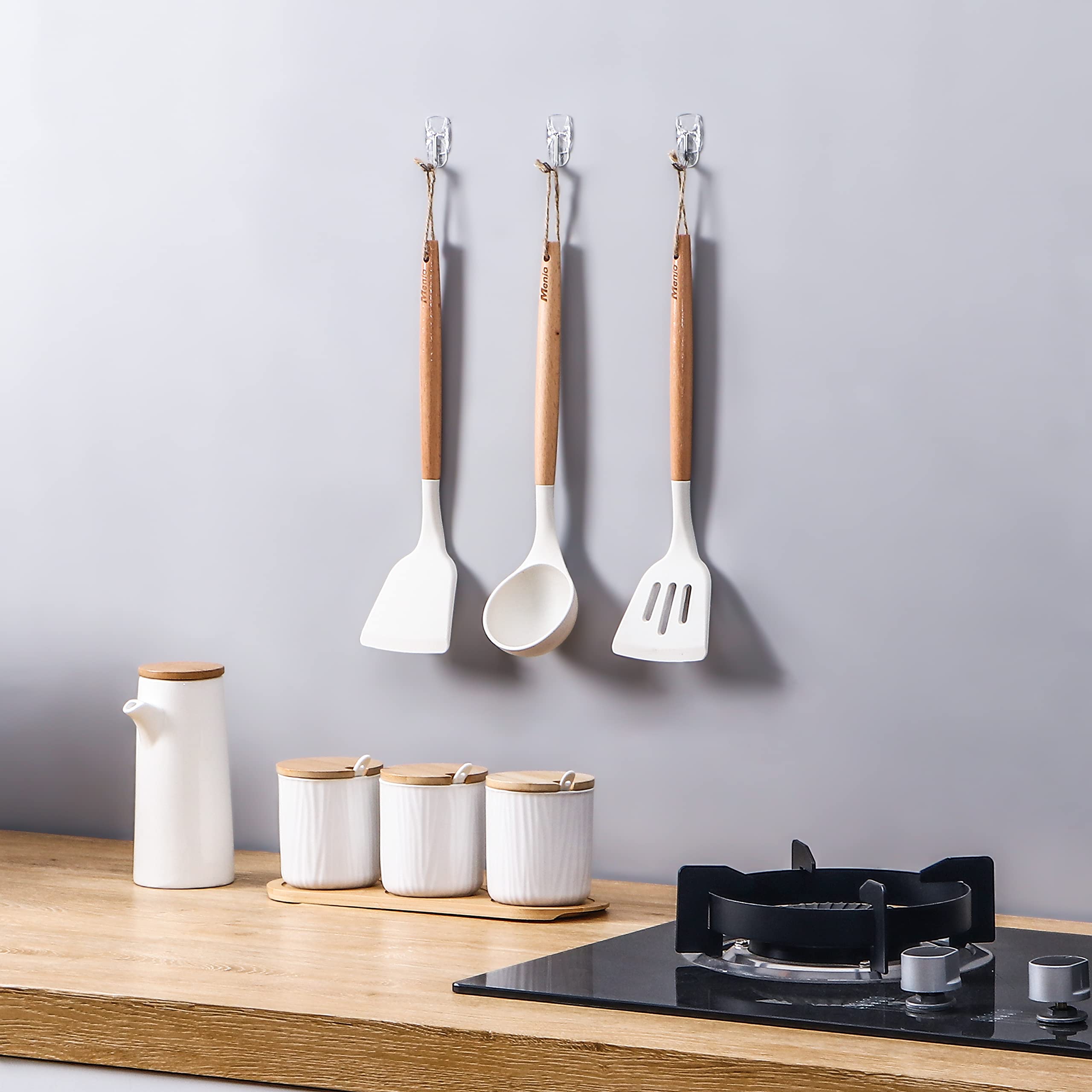 Movelyst multi-surface holds on tile, wood, glass, and metal.