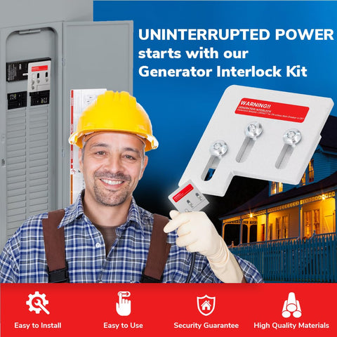 MOWABI interlock kit contents shown for a complete solution.