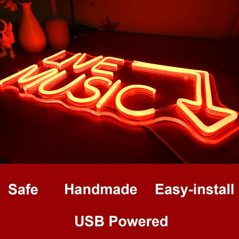 Moweek Bedroom Decor LED Neon Sign for cozy ambiance.