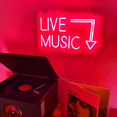 Moweek Wedding Party Venue Neon Sign adds focal ambience.