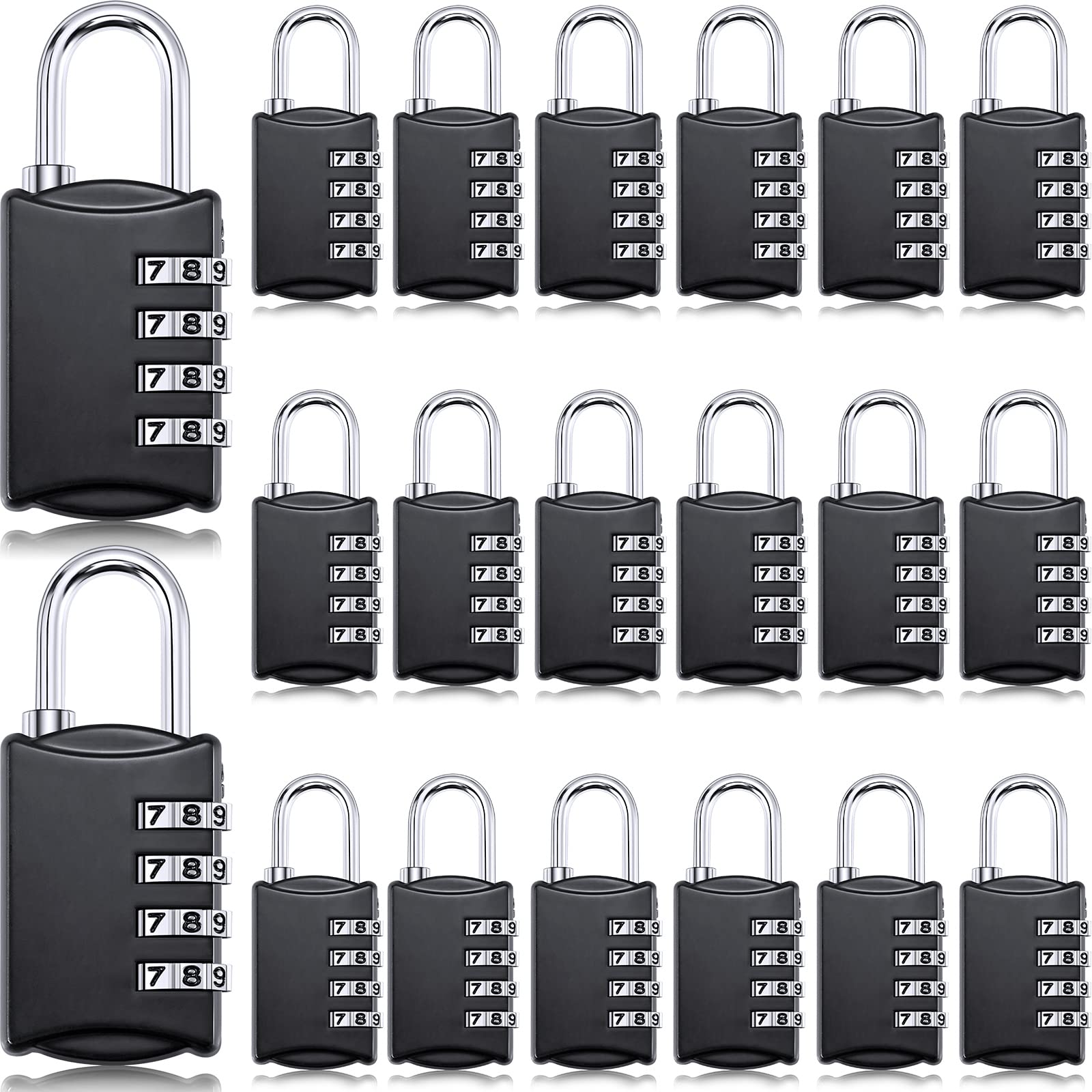 Moxweyeni 4-digit luggage lock, compact and secure for travel