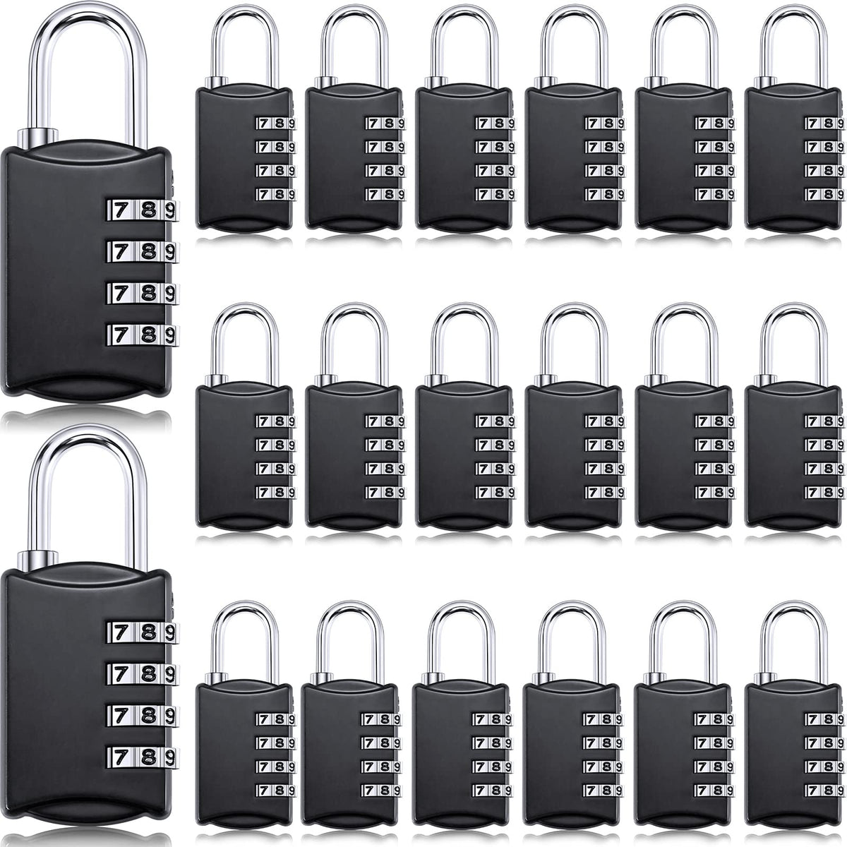 Moxweyeni 4-digit luggage lock, compact and secure for travel