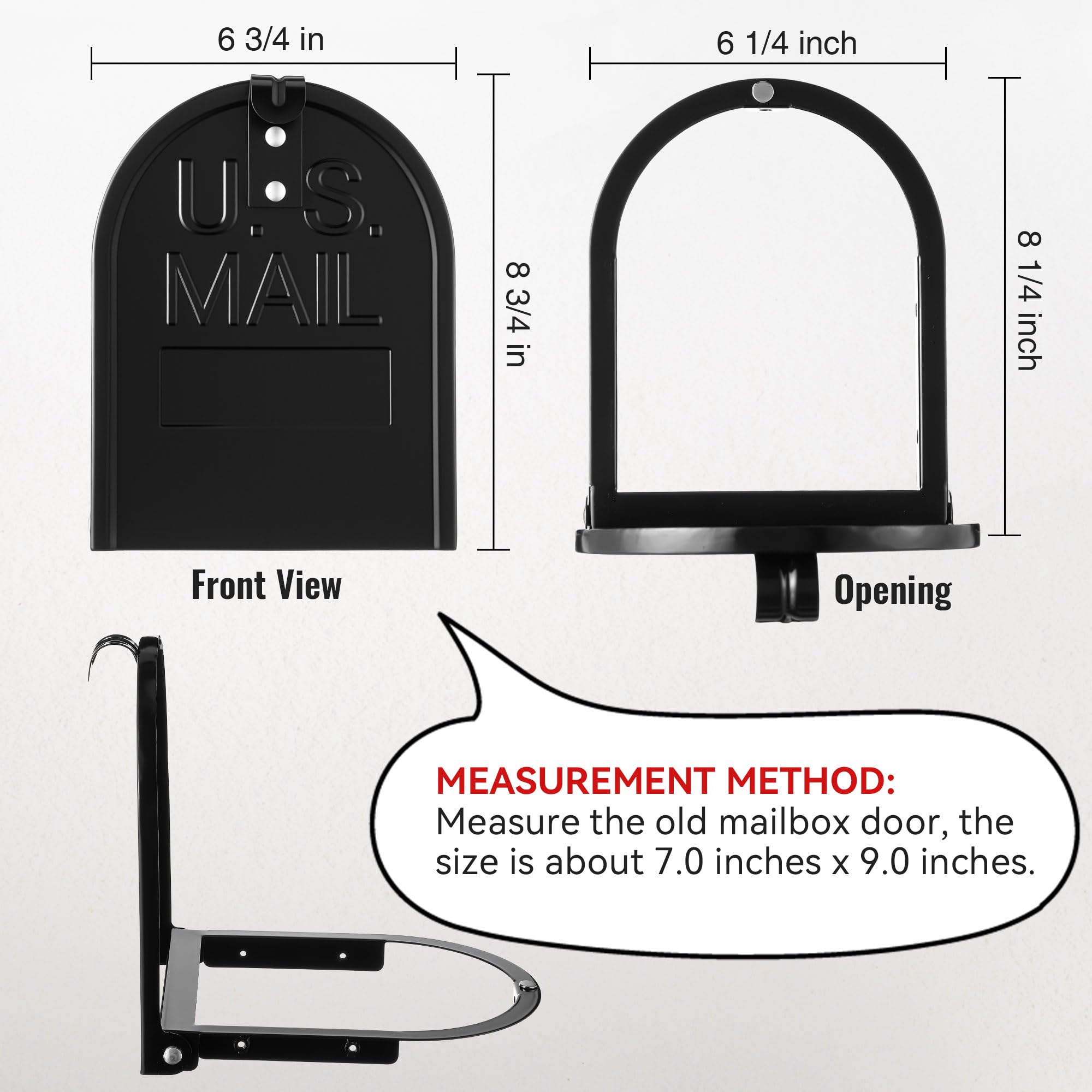 Moxweyeni brick mailbox fit shows secure attachment without drilling.