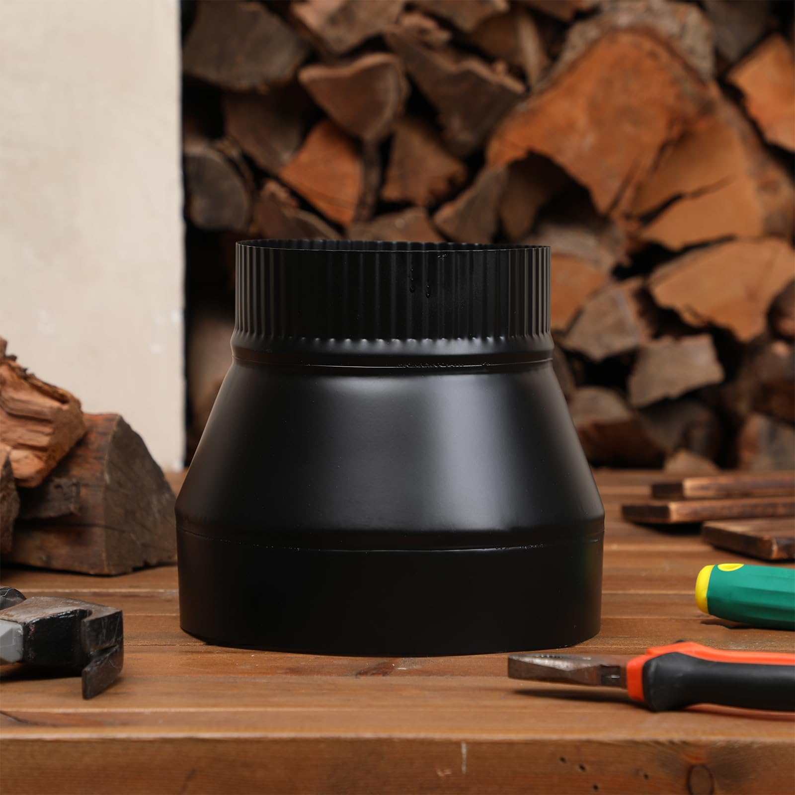 Moxweyeni versatile venting adapter for wood stove, exhaust hoods, HVAC