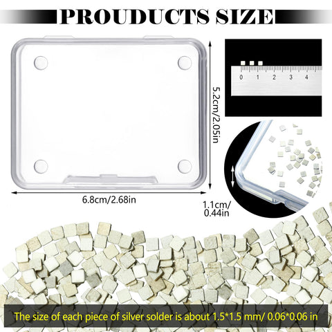 Moxweyeni silver solder pack 500 pcs for versatile repairs.