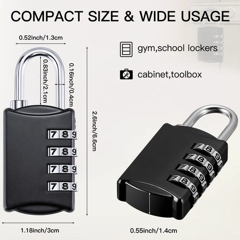 Moxweyeni waterproof padlock with hardened bridge for outdoor use