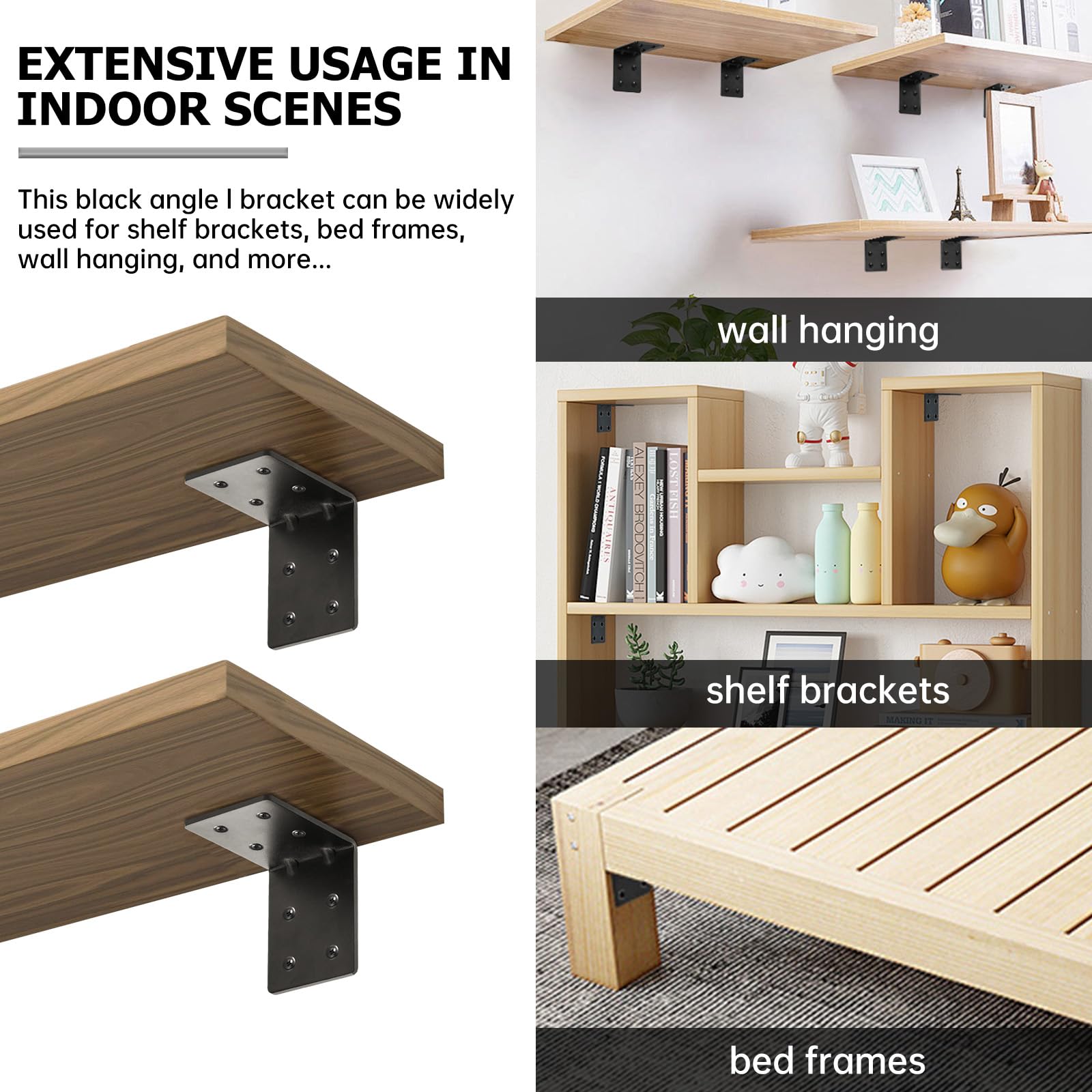 MOZCORN furniture corner bracket reinforcement for cabinets and beds.