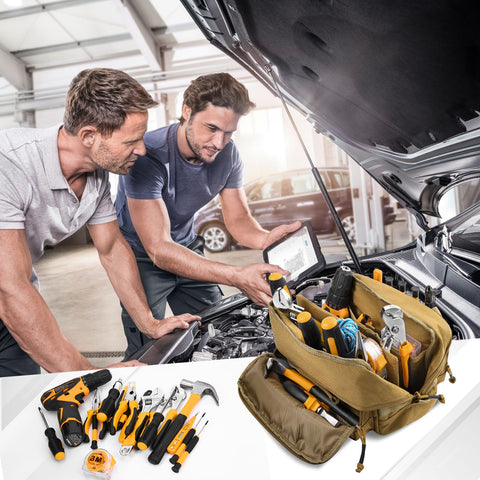 MOZETO compact profile fits snugly in trunks and lockers.