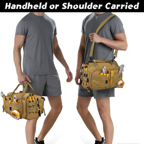 MOZETO external pockets offer quick access to essential tools.