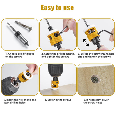 Mozeyerh drill bit 11/64 for versatile wood and plastic work.
