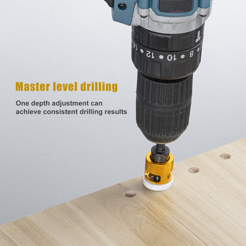 Mozeyerh 1/4 hex shank fits most drills.