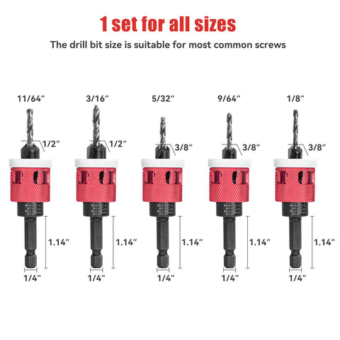 Mozeyerh HSS M2 pilot drill bits delivering fast, clean cuts.