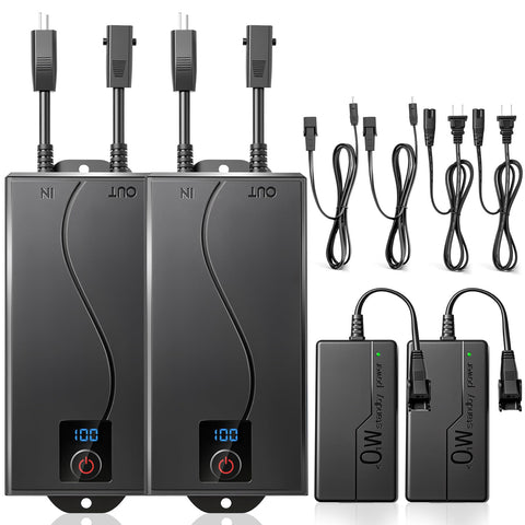 Mozzoom battery pack for recliner with 2-pin connector powering your sofa smoothly