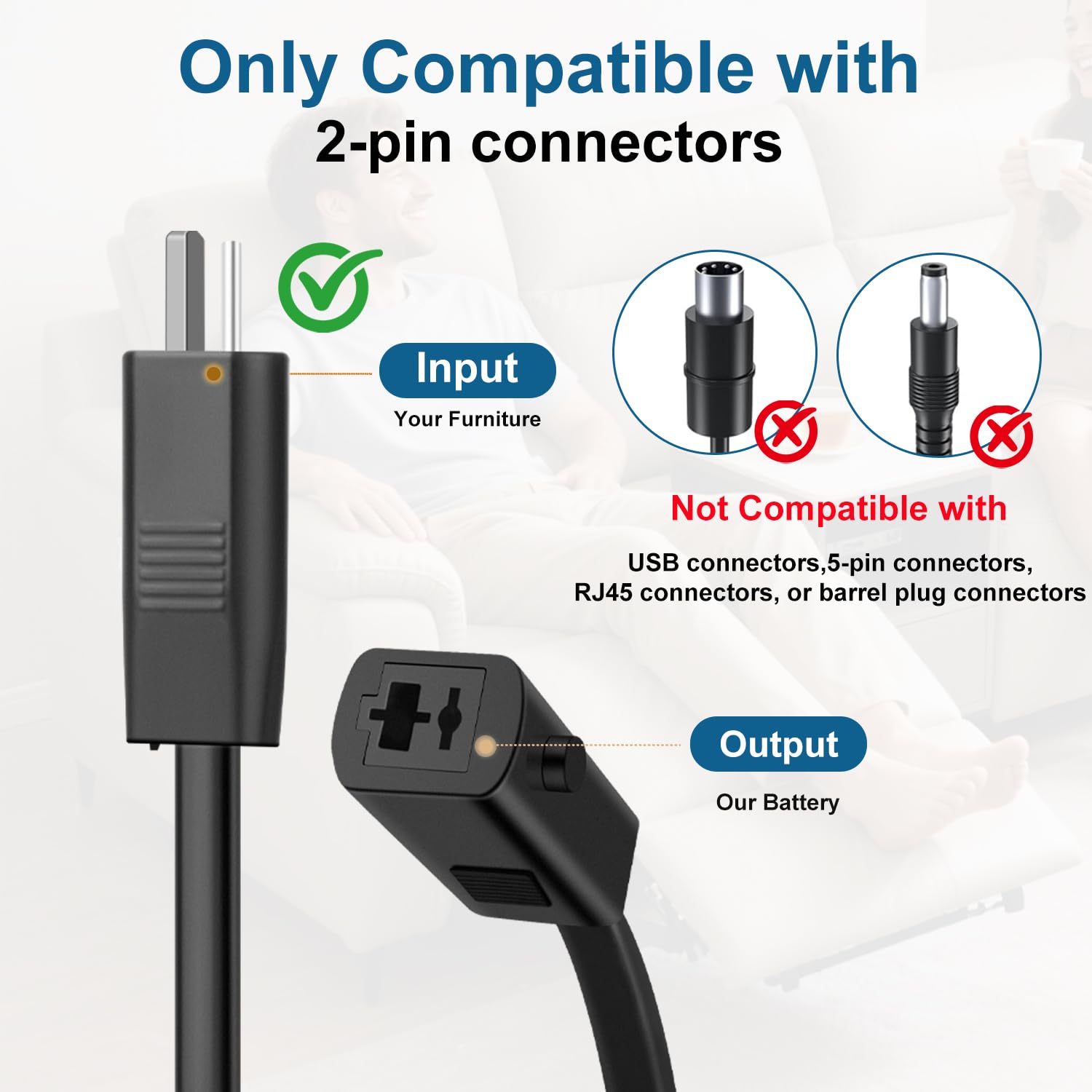 Mozzoom charger kit included for easy recharge before use