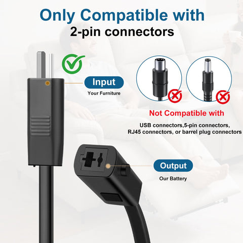 Mozzoom charger kit included for easy recharge before use
