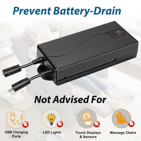 Mozzoom LED display shows battery level for quick checks