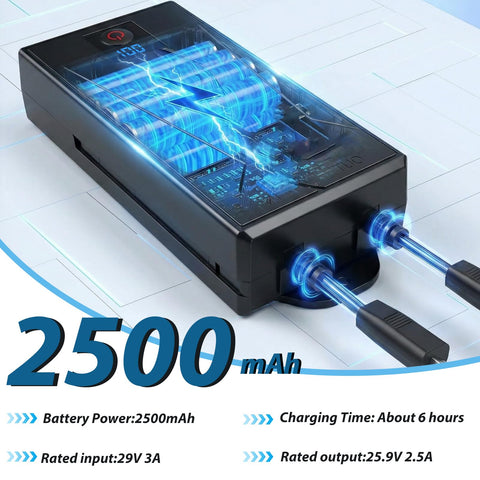 Mozzoom universal 2-pin battery pack for recliners enables flexible placement