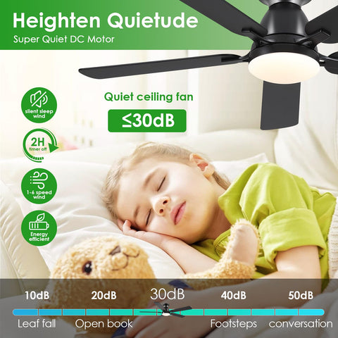 Mpayel DC motor operates quietly for peaceful nights and focus