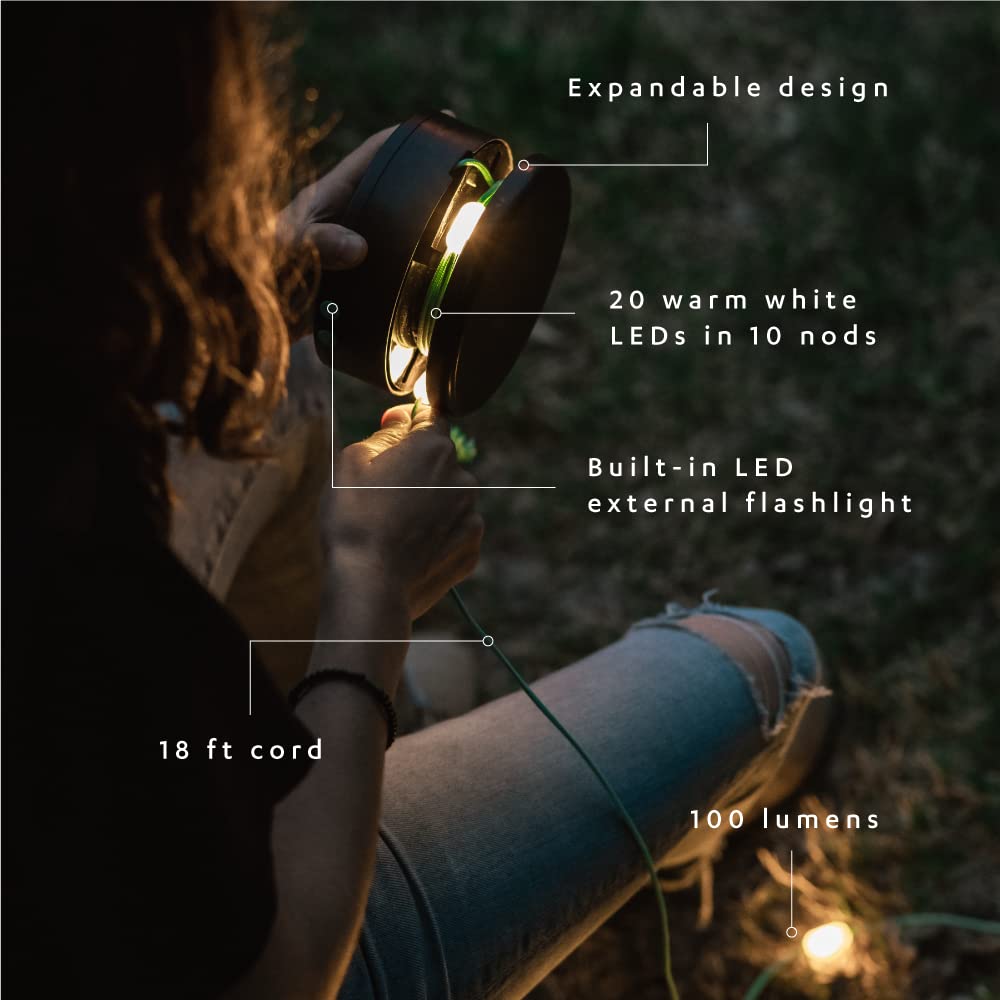 MPOWERD Luci is waterproof for use in rain or shine.