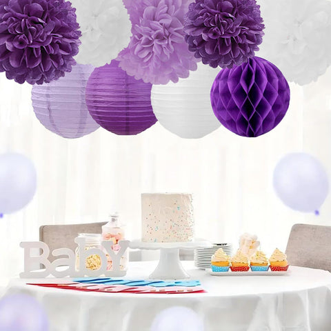 Mprocherify 8-inch honeycomb decor adds dimensional color