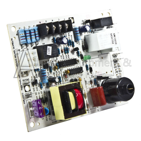Mr Heater 60105 ignition board front view for overhead furnaces, a compact replacement solution