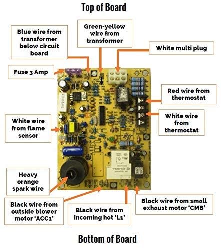 Mr Heater 60105 ignition board installed in an overhead heater for reliable operation
