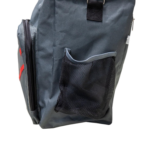 Mr. Heater Portable Buddy carry bag front pocket stores hoses and regulators neatly.
